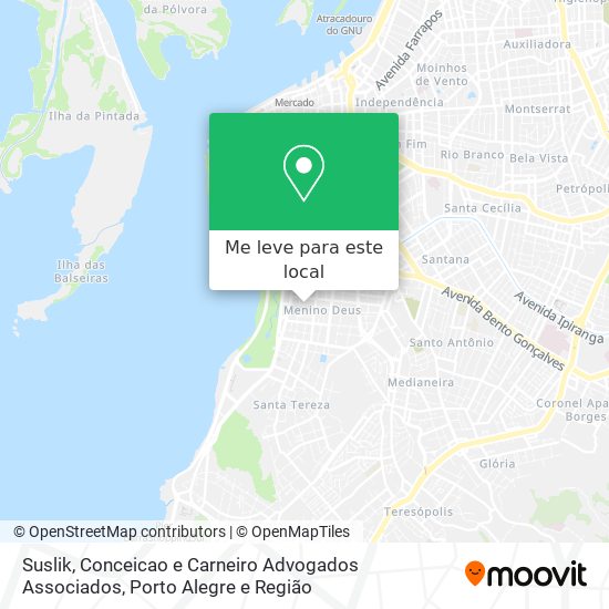 Suslik, Conceicao e Carneiro Advogados Associados mapa