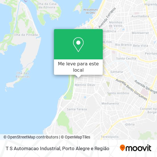 T S Automacao Industrial mapa