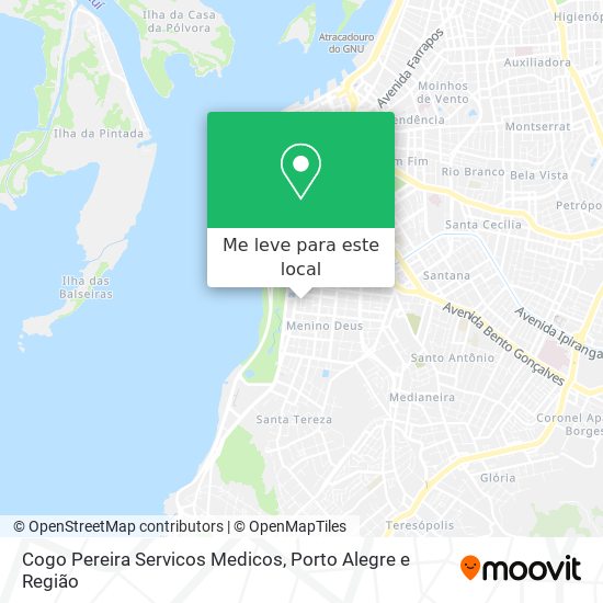 Cogo Pereira Servicos Medicos mapa