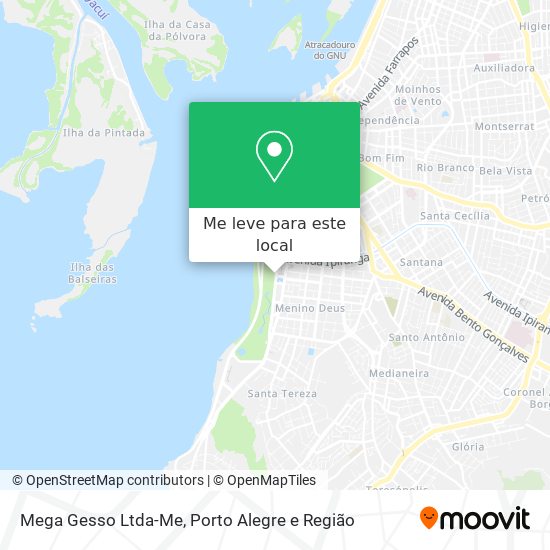 Mega Gesso Ltda-Me mapa