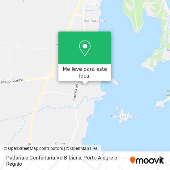 Padaria e Confeitaria Vó Bibiana mapa
