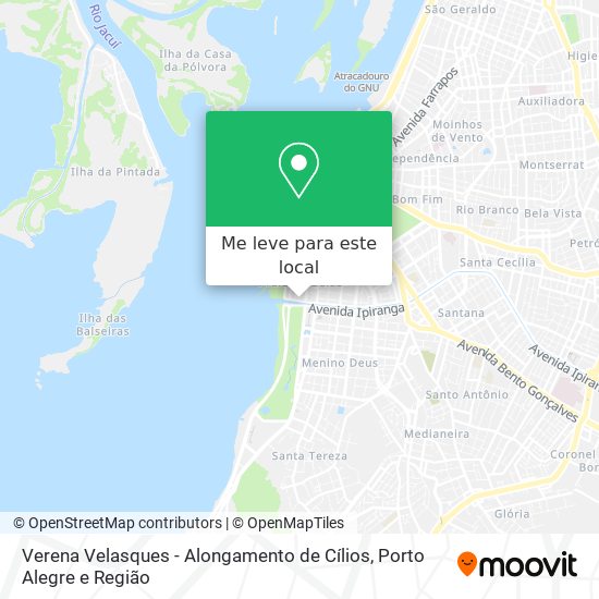 Verena Velasques - Alongamento de Cílios mapa