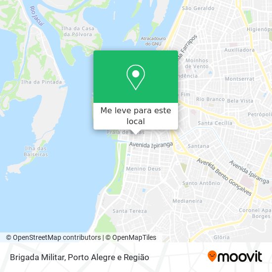 Brigada Militar mapa