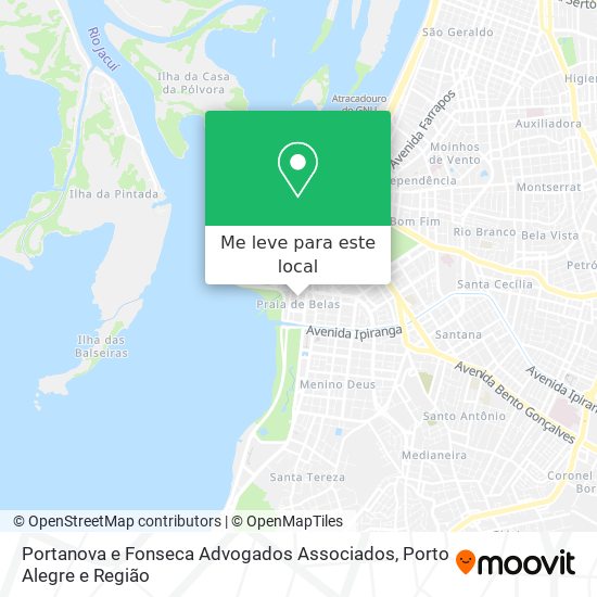 Portanova e Fonseca Advogados Associados mapa