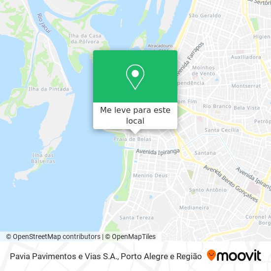 Pavia Pavimentos e Vias S.A. mapa