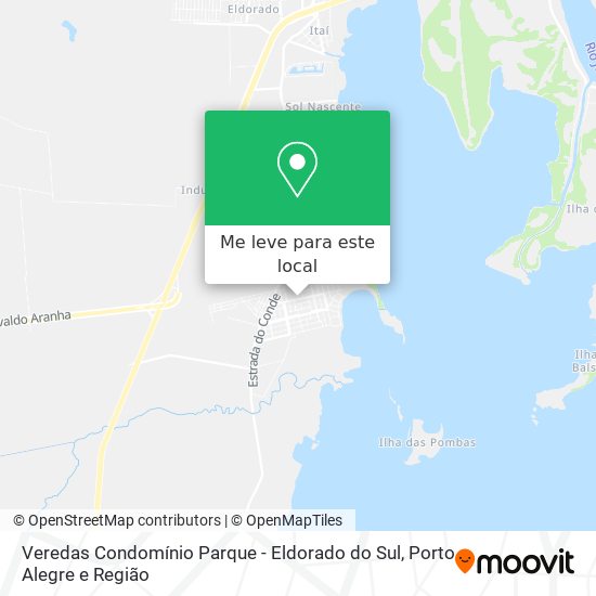 Veredas Condomínio Parque - Eldorado do Sul mapa