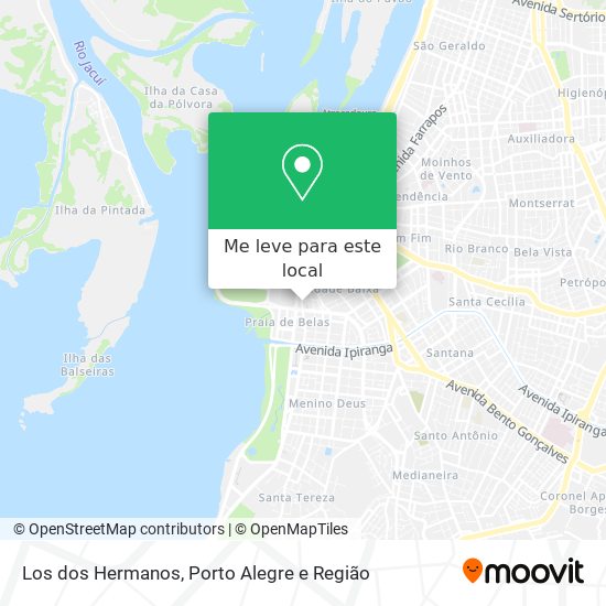 Los dos Hermanos mapa