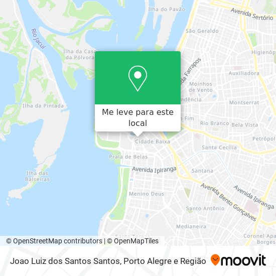 Joao Luiz dos Santos Santos mapa