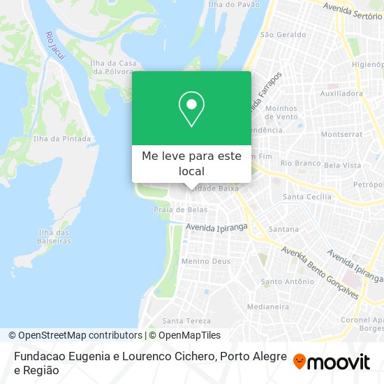 Fundacao Eugenia e Lourenco Cichero mapa