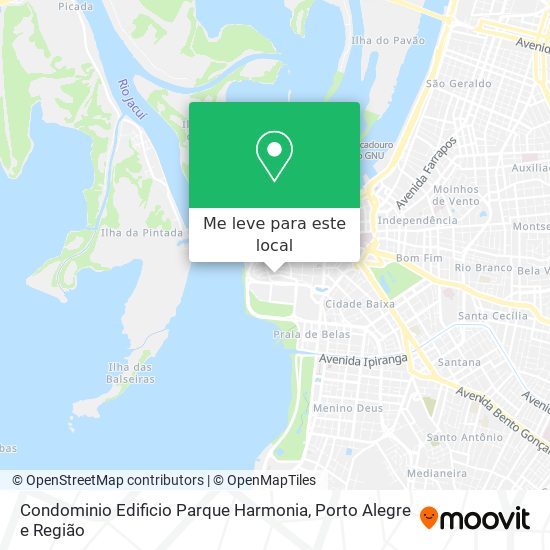 Condominio Edificio Parque Harmonia mapa