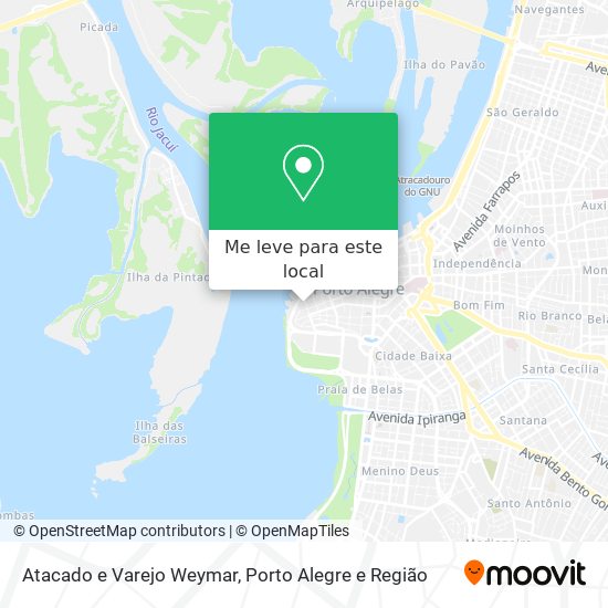 Atacado e Varejo Weymar mapa