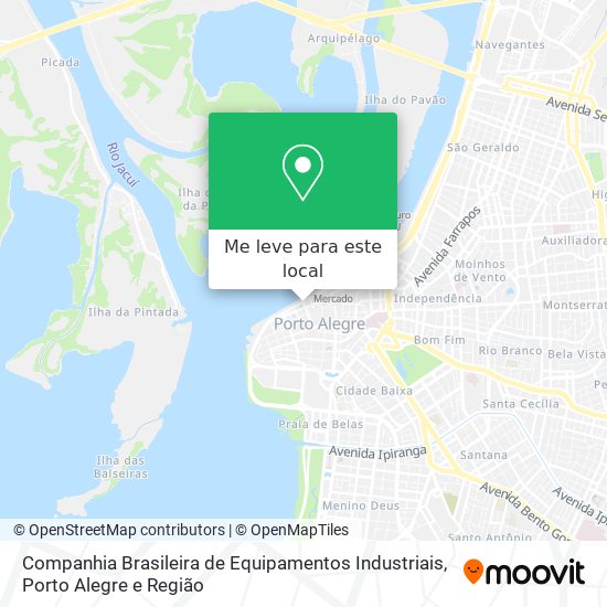 Companhia Brasileira de Equipamentos Industriais mapa