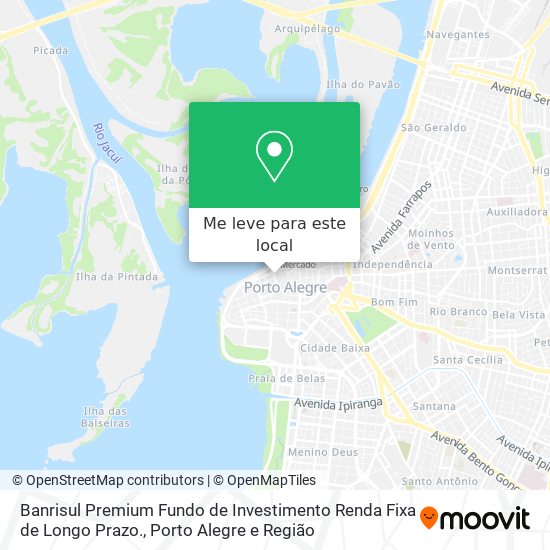 Banrisul Premium Fundo de Investimento Renda Fixa de Longo Prazo. mapa