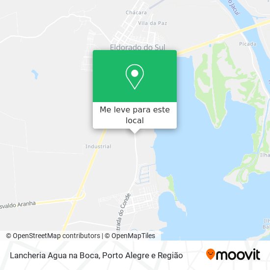 Lancheria Agua na Boca mapa