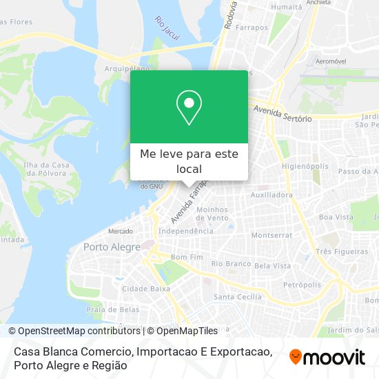 Casa Blanca Comercio, Importacao E Exportacao mapa