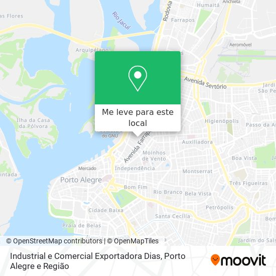 Industrial e Comercial Exportadora Dias mapa