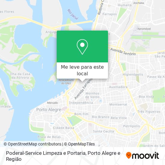 Poderal-Service Limpeza e Portaria mapa