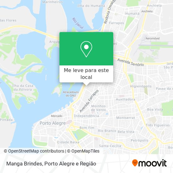 Manga Brindes mapa
