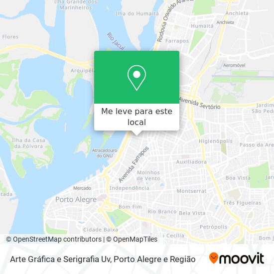 Arte Gráfica e Serigrafia Uv mapa