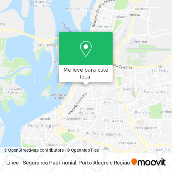 Lince - Seguranca Patrimonial mapa