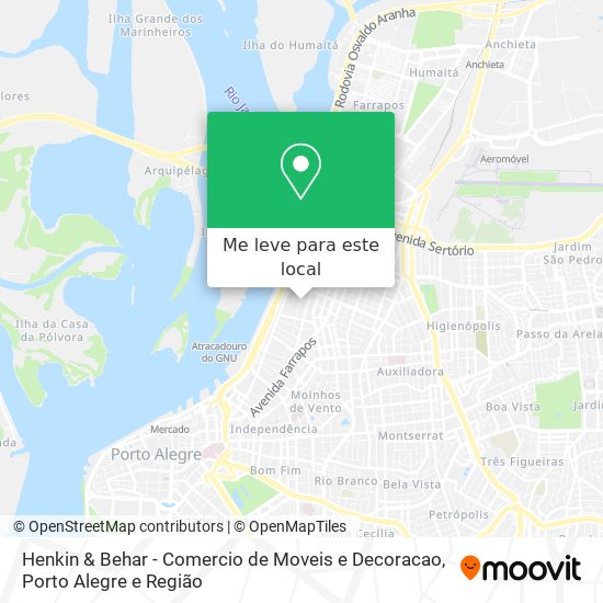 Henkin & Behar - Comercio de Moveis e Decoracao mapa