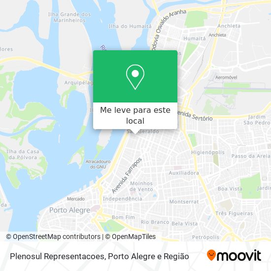 Plenosul Representacoes mapa