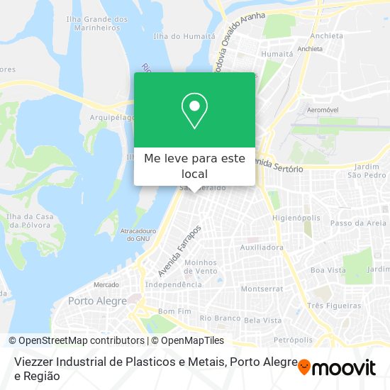 Viezzer Industrial de Plasticos e Metais mapa