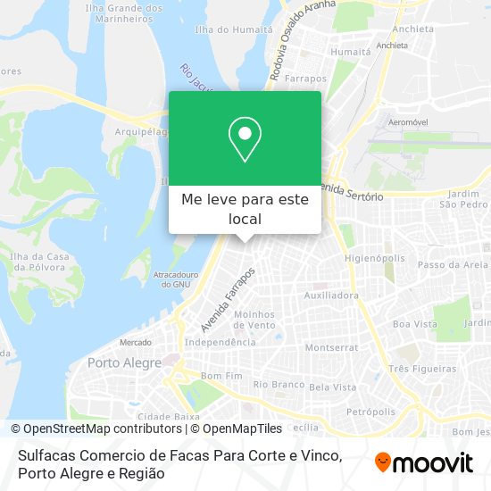 Sulfacas Comercio de Facas Para Corte e Vinco mapa