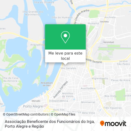 Associação Beneficente dos Funcionários do Irga mapa
