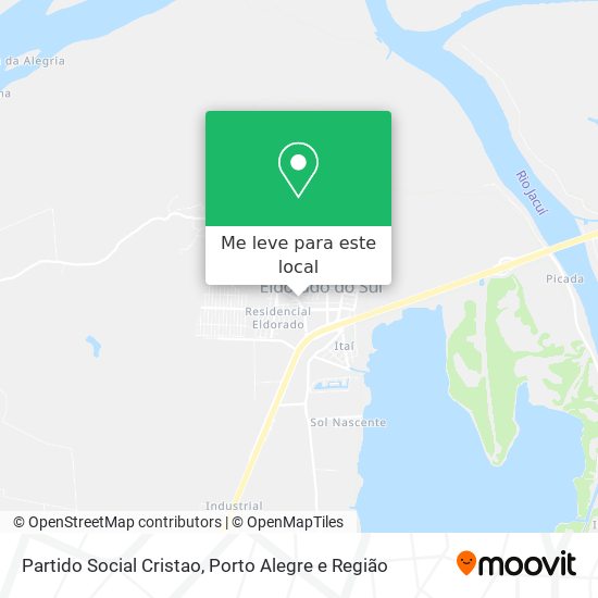 Partido Social Cristao mapa