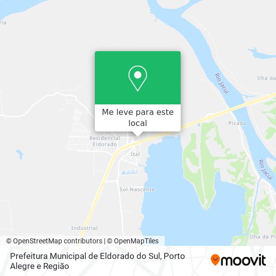 Prefeitura Municipal de Eldorado do Sul mapa