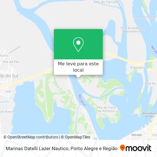 Marinas Datelli Lazer Nautico mapa