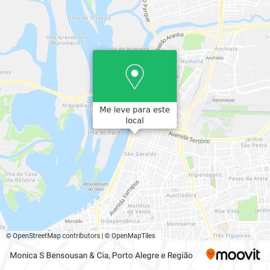 Monica S Bensousan & Cia mapa