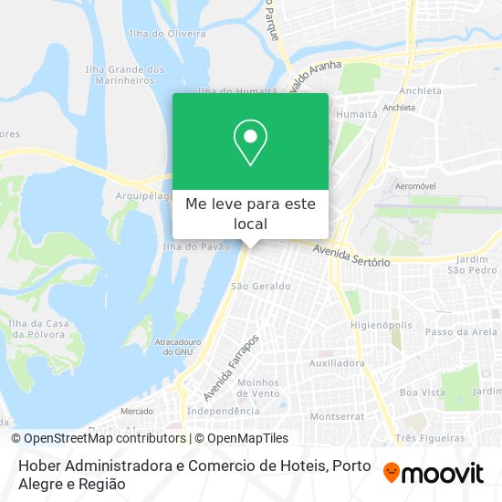 Hober Administradora e Comercio de Hoteis mapa