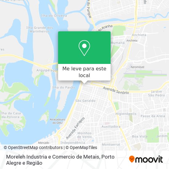 Moreleh Industria e Comercio de Metais mapa
