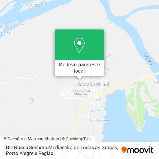 GO Nossa Senhora Medianeira de Todas as Graças mapa