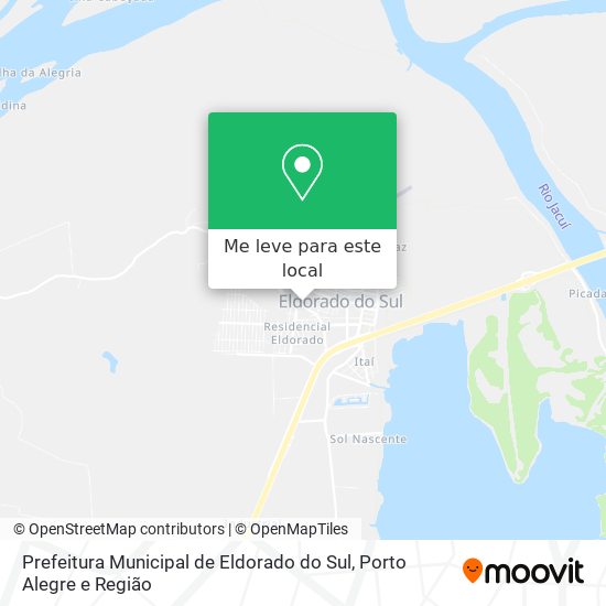 Prefeitura Municipal de Eldorado do Sul mapa