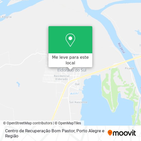 Centro de Recuperação Bom Pastor mapa