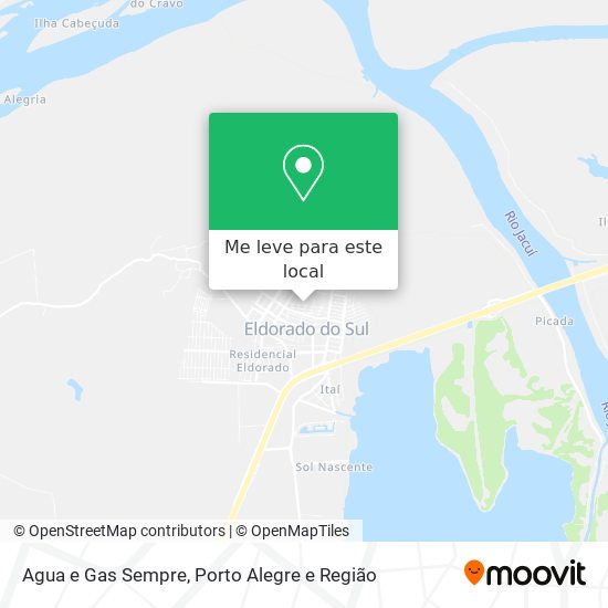 Agua e Gas Sempre mapa