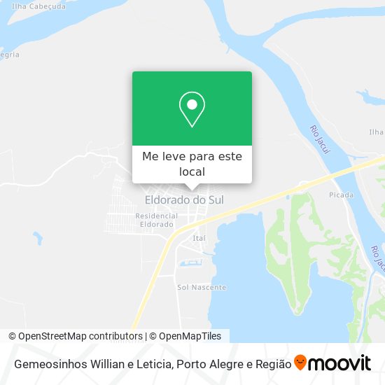 Gemeosinhos Willian e Leticia mapa