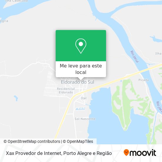 Xax Provedor de Internet mapa