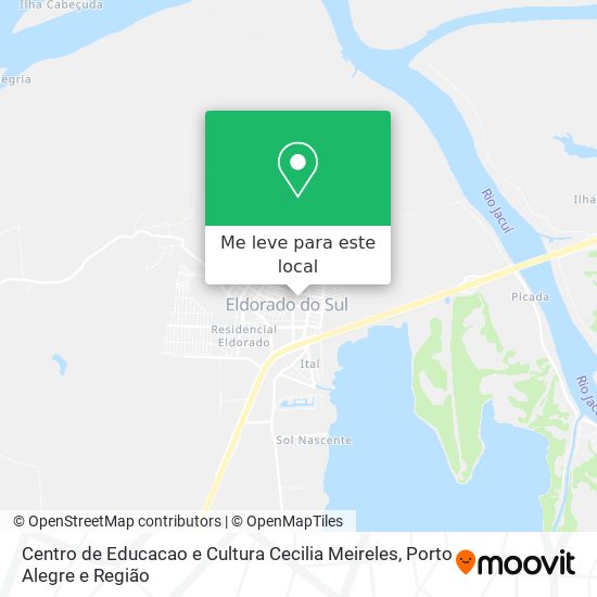 Centro de Educacao e Cultura Cecilia Meireles mapa