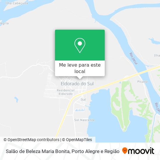 Salão de Beleza Maria Bonita mapa