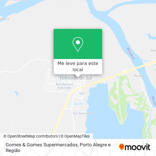 Gomes & Gomes Supermercados mapa