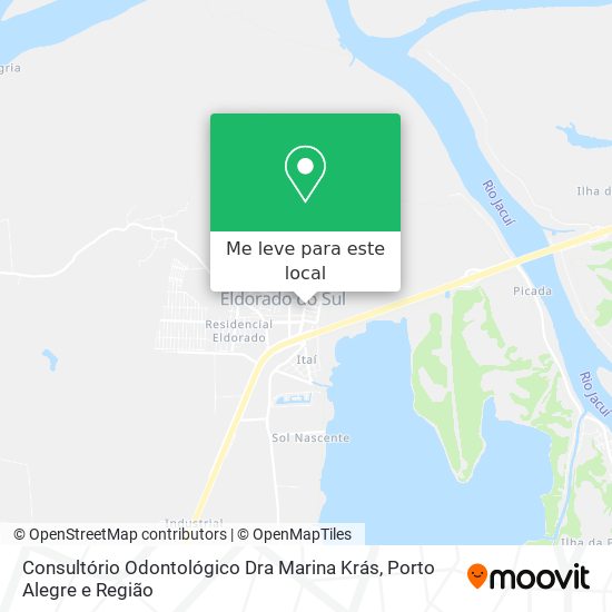 Consultório Odontológico Dra Marina Krás mapa