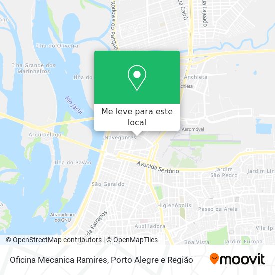 Oficina Mecanica Ramires mapa