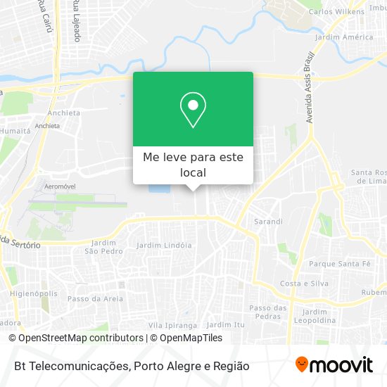 Bt Telecomunicações mapa
