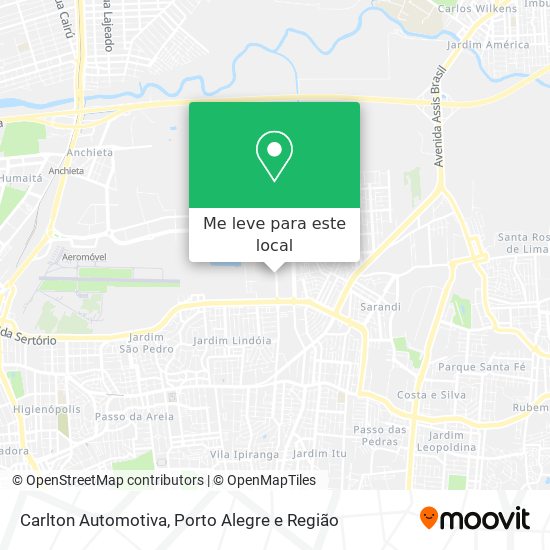 Carlton Automotiva mapa