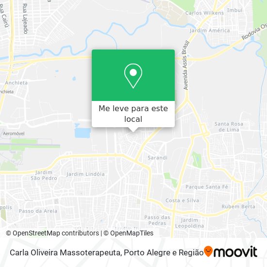 Carla Oliveira Massoterapeuta mapa