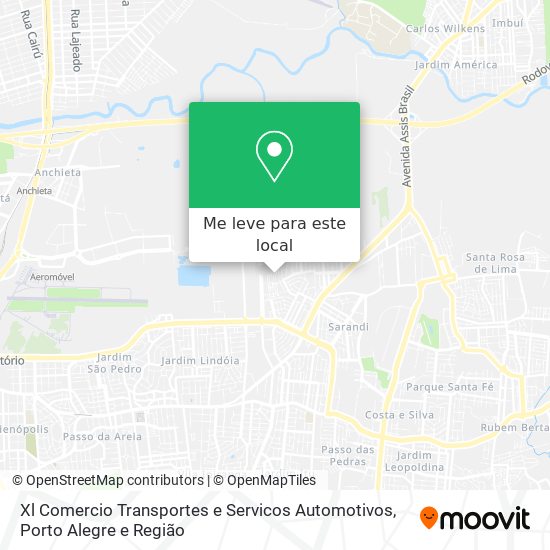 Xl Comercio Transportes e Servicos Automotivos mapa